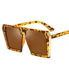 2022 large frame square thin RETRO SUNGLASSES women's European and American personality men's Sunglasses 01