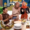 Party Decoration Muslim Eid Dinner Plate Moon Star Iron Tray Food Storage Container Festival Supplies Home Accessories