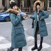Qingwen Winter Women Clothing Casual Down Gededed Jacket Women 2022 Losse zelfverdeling Midden-lengte plus size vrouwelijke jas L220725