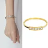 Bracelet for Women Trendy Exquisite Bangles Geometric Crystal High Quality Retro Original Design Jewelry AAA Zircon Wedding Party Hot Customized Designer Custom