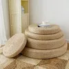 Cuscino/cuscino decorativo dimensione naturale paglia naturale rotonda pouf tatami cuscino cuscini meditati