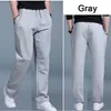 Designer Men Autumn Summer Sports Running Pants Pockets Training Elastic Waist Jogging Casual Trousers Sweatpants Solid Fitness