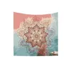 Indiase wandtapijt 3D digitale schilderijen muur decoratieve wandtapijten Bohemen strand gooi handdoek deken woondecoratie mandala hangend decor3500969