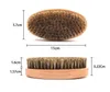 Sublimation Shaver Brushes Natural Eco Friendly Mens Oil Head Styling Hairdressing Comb Solid Wood Beard Brush Bristle Care Cleaning Beards Brush SN6565