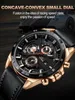 Design de mode montres pour hommes de marque de marque décontractée de marque noire en acier inoxydable en acier inoxydable.