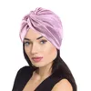 Берец атласный шапник шелковистый ночной спящий волосы шляпа Шляпа Шляпа Шелк с плиссированной обертыванием для женщин