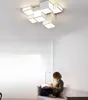 Lampes suspendues modernes pour cuisine île salle à manger noir blanc salon chambre anneau suspendu lustre décoration de la maison Led