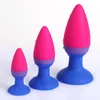 2020 Soft Silicone Anal Plug Can Strapon Dildo G Spot Stimulation Dilator 3 Colors Buttplug sexy Toys For Man/Woman.