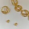 Women Hoop Earings Designers Jewelry Luxurys Stud Earring Letters Gold Dingle Pendant Studs F Fashion 925 Silver With Box 22081201R