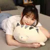 kawaii 55cm 지방 라운드 둥근 슈퍼 소프트 고양이 상어 돼지 유니콘 인형 수집 쿠션 홈 침대 소파 여자 생일 선물 J220729