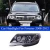 Head Head Light Fight Fight Assember для Subaru Forester LED Динамический сигнал поворота Высокий пучок Фара Автоматическая лампа 2008-2012