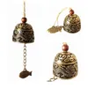 Interior Decorations Ethnic Style Bar Pendant Naxi Car Hanging Ornaments Dongba Craft Small Fish Gulong Copper Bell ChimeInterior