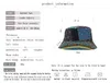 Chapeaux à large bord Vent-noix de cajou Imprimé Casquettes de pêcheur National Sun Basin Hat Hommes et femmes Fashion Street Sunscreen Cap ZZB14692