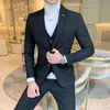 Men's Suits & Blazers Blazer and Vest and Pants / Boutique Fashion Plaid Men's C 220823