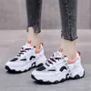 Plus Größe 41 Luxus Schuhe Frauen Designer Weiße Turnschuhe Frau Low-Top Dicken Sohlen Casual Sport Schuhe Weibliche Koreanische alte Sneaker G220610