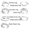 Toe Rings Dainty Cute Silver Toe Ring Foot Finger Beach Sexy Body Jewelry for Women Adjustable