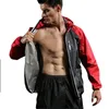 Sport Weight Loss Sweating Sauna Sports Suit Set Gym Mens Womens Sportswear Walking Jogging Running Fitness Training Clothing 201116