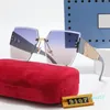 Summer Designer Sunglasses Fashion Wide Frames Sunglasses for Men Women 6 Colors