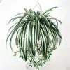 Decoratieve bloemen kransen kunstmatige hangende plant bloem wandmuur plafond bloemen decor plastic zijden doek nep