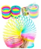 لعبة Rainbow Spring Toys Wholesale Anti-Office Funny Slinky Toy Toy Game Educational Plastic Plant Spirt Spring Creative Magical for Children