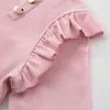 Koszule damskich bluzek w rozmiarze jesienne Zima Zimowa Kobiety Knitwearne Rostanie Buttons Ruffle Buttons Podstawowa koszula 220913
