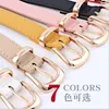 Belts Cute Adjustable Pink Red Black Wide Waist Belt Laides Waistband Gold Silver Buckle For Women Pants Jeans Ceinture FemmeBelts Forb22