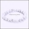 Kralen strengen armbanden sieraden 8 mm streng natuursteen genezende kristal stretch kralen armband vrouwen mannen mode handgemaakte kostbare edelsteen