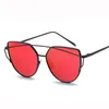 Okulary przeciwsłoneczne marka kobiet mężczyzn spolaryzowane okrągłe duże metalowe okulary słoneczne lustro żeńskie zabytkowe odcienie okulary na zewnątrz 6879515