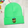 Berets Little Teemo Skullies Beanie League of Legends لعبة بونيت بونيت البالغين دافئين قبعات في الهواء الطلق الهيب هوب هاتسبيريتس مرنة