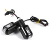 Motocicleta Iluminação Car-Styling 1 Par de Motocicleta 7/8 '' Punho Bar End 6 LED Turn Signal Indicador Amber Light Motocicleta