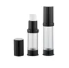 Airless 5 ml 10 ml EPMTY Vacuümpomp toiletvat cosmetische fles mini transparante lotionfles 300 stks/lot