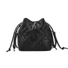 Классические сумки Классическое ведро для женщин Кожаная кожаная мягкая овчин на плечо Crossbody Top Brand сумка и портмоне 220316
