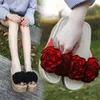 Slippers 25 Colors Women Wedge Platform Open Toe Sandals Summer Summer Sweet Cute Butterfly-Und