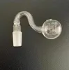 épais verre brûleur à mazout 10mm 14mm 18mm mâle femelle tuyaux clairs quartz banger clou pour plates-formes pétrolières bangs en verre fumer adapte