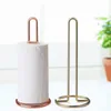 Metal Steady Countertop Standing Roll Paper Towel Holder Dispenser Bathroom Tissue Stand Dining Table Napkins Rack Storage by sea JJLB14784