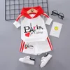 Summer born Baby Girl Clothes Children Boy Fashion Cartoon Hoodies Shorts 2Pcs/set Toddler XSM070 220523