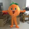 Halloween Orange Pumpkin Mascot Costumes Högkvalitativ tecknad Mascot Apparel Performance Carnival Adult Size Event Reklam kläder