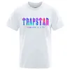 Trapstar London Y2K в стиле печатные футболки Men Street Cotton O-образный выстрел негабаритная футболка летняя дышащая бренда футболка