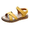 Oryginalne skórzane prawdziwe dziewczyny sandały gladiator rzymskie letnie dzieci buty plażowe buty wodne trend dzieci sandały miękka moda 220527