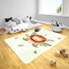 Tapijten schattig leeuwenpatroon baby speelmat rond rechthoekige kinderen tapijt geboren fopspeencarpets tapijtencarpets