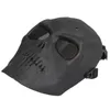 Airsoft Mask Skull Full Protective Mask Military - Black 220812