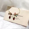 Dangle & Chandelier Lii Ji Garnet Labradorite Freshwater Pearl Earrings Natural Real Gemstone Handmade Jewelry For Women GiftDangle