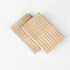 Novos sabonetes de bambu pratos