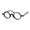 Moda güneş gözlüğü çerçeveleri asetat şeffaf yuvarlak gözlükler erkekler vintage küçük gözlükler çerçeve kadın optik reçete spectacl2520186