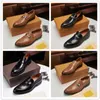 A1 Men Dress Shoes Red Bottoms Loafers Luxury Party Wedding Shoes Designer BLACK Genuine LEATHER Suede Mens Slip On Flats size 6.5-11