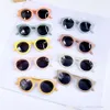 2022 Enfants Couleurs de bonbons Lunettes de soleil Bébé garçons filles Full Frame Anti UV Beach Protective Eyewear Kids Outdoor Goggles B334