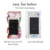 Yelix Mega volume cils faciles Fanning extensions de cils individuels Easy fan eyelash Naturel Cils professionnels pour la construction 220602