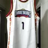 Nikivip Custom China Allen Iverson #1 Nanjing Monkeykings koszulka do koszykówki szyta biała rozmiar S-4XL dowolna nazwa i numer koszulki najwyższej jakości