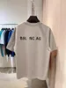 shirt Luxury trend street fashion men's round neck letter printed t-shirt vacation high quality Cotton Casual Tees Loose grinding and washing Men Tees tops 11