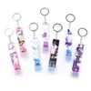 Party Favor Credit Card Puller Cards Grabber Keychain Long Nails Acrylic ATM Card for Key Chains Pendant W2